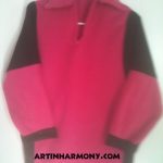 Custom Made Pink and Black Ladies Top Made in USA by Artinharmony.com